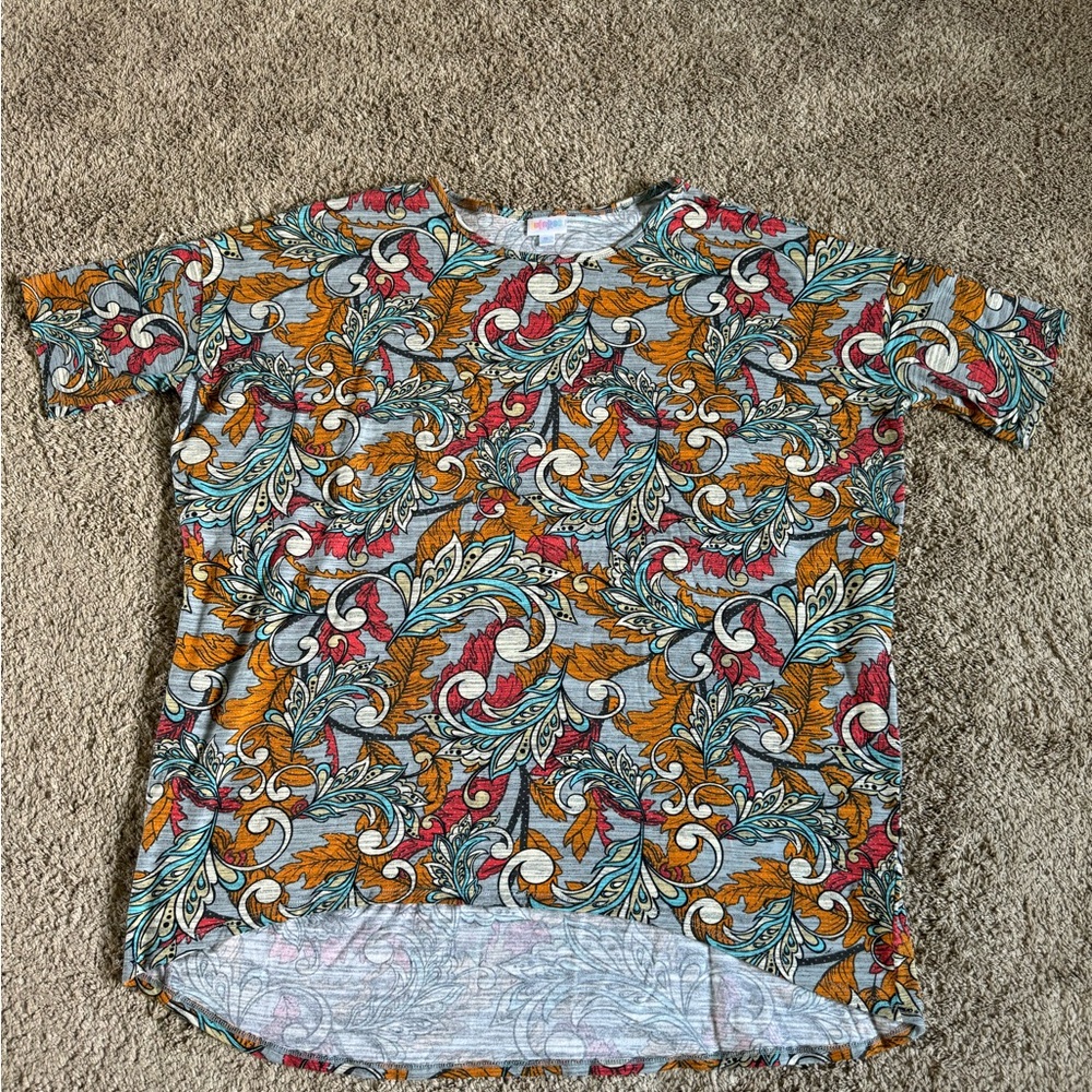 Women’s XL LulaRoe flower pattern blouse
